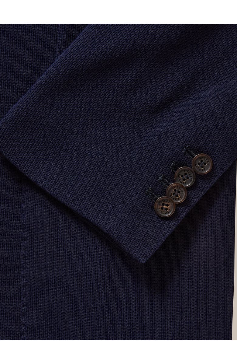 Robert Talbott Wright Knit Blazer, Alternate, color, Navy Blue