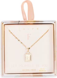 Leith Initial Pendant Necklace