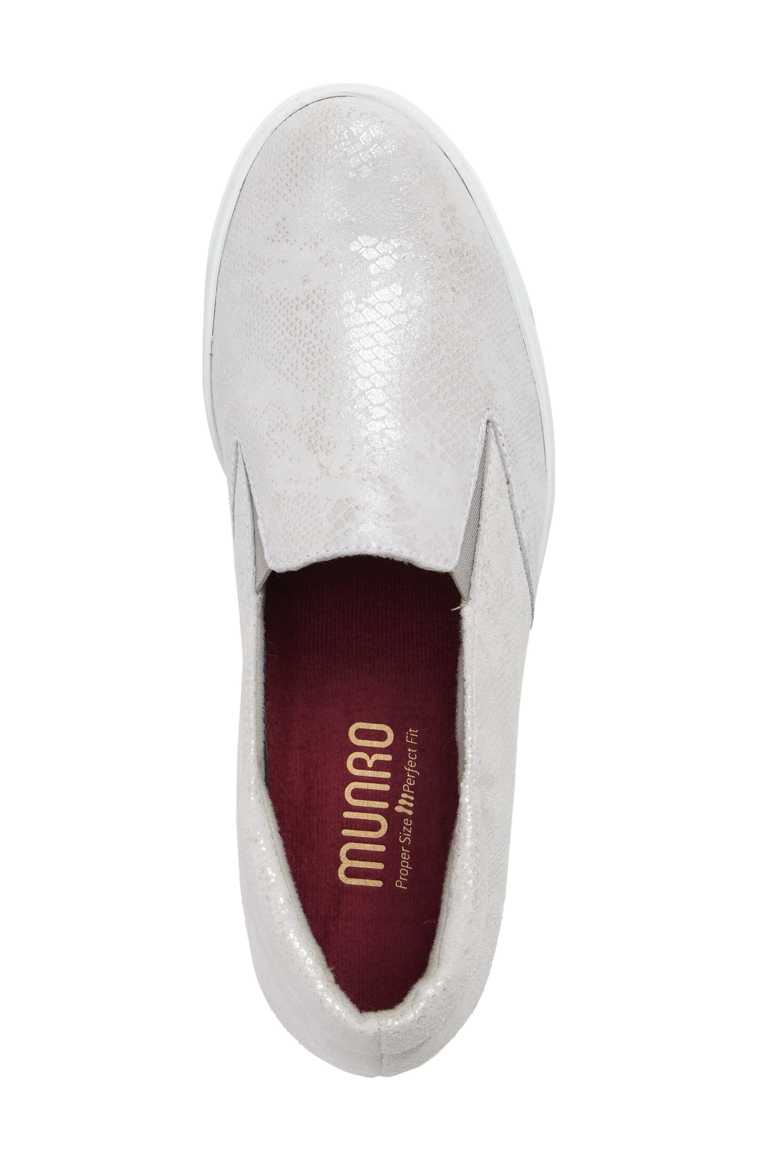 Lulu Slip-On Sneaker, Alternate, color, WHITE SNAKE PRINTED SUEDE