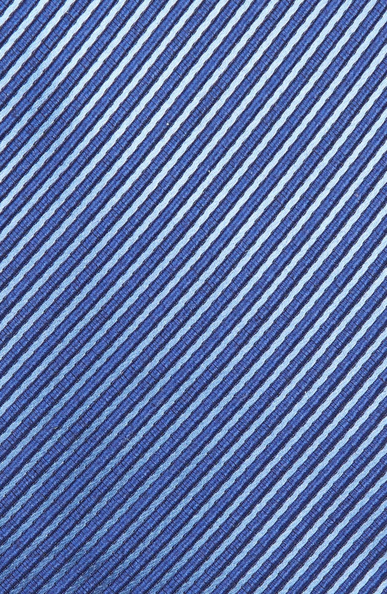 Brioni Standard Stripe Silk Tie, Alternate, color,