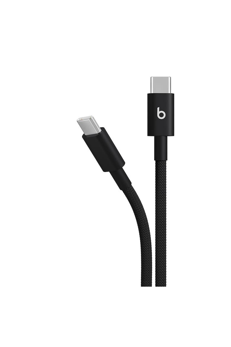 USB-C to USB-C Woven Cable, Main, color, BLACK