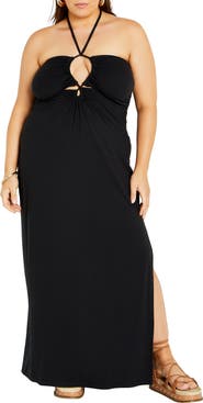 City Chic Miley Halter Midi Dress