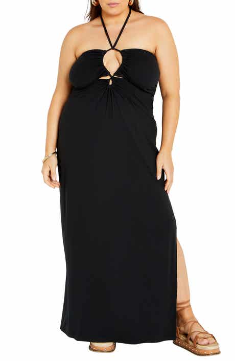 City Chic Miley Halter Midi Dress