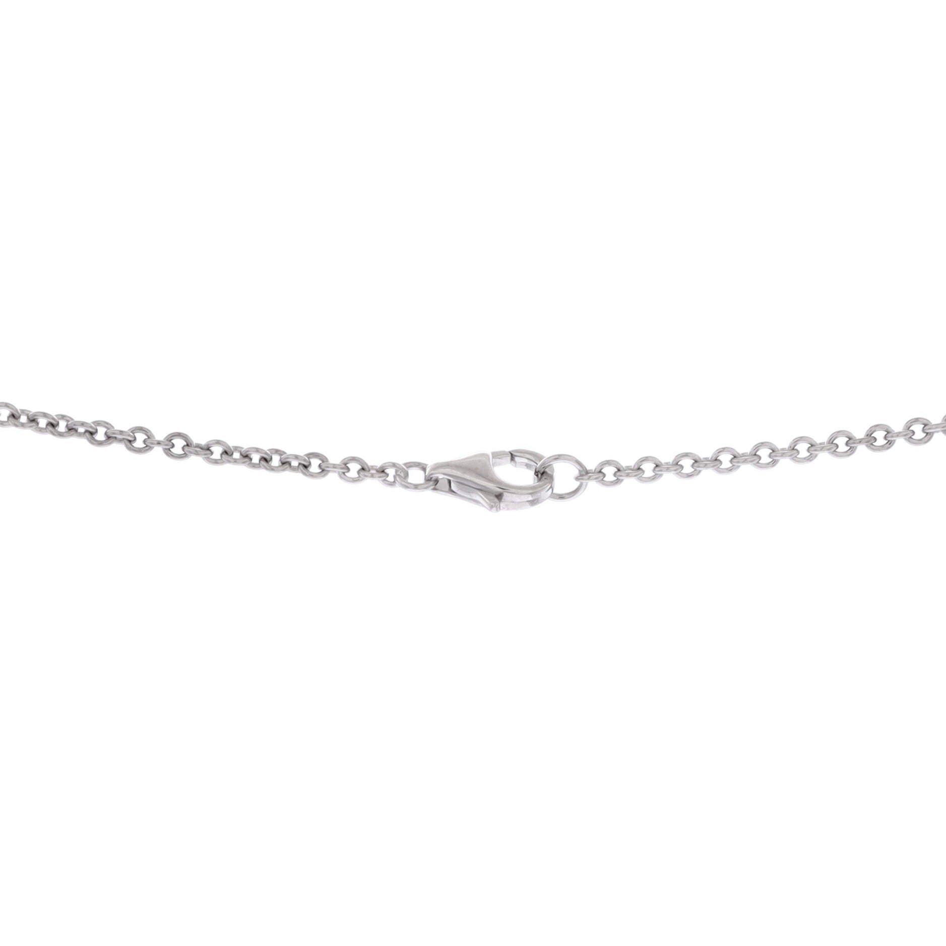 Love Interlocking Necklace 18K White Gold, Alternate, color, Metallic Gold