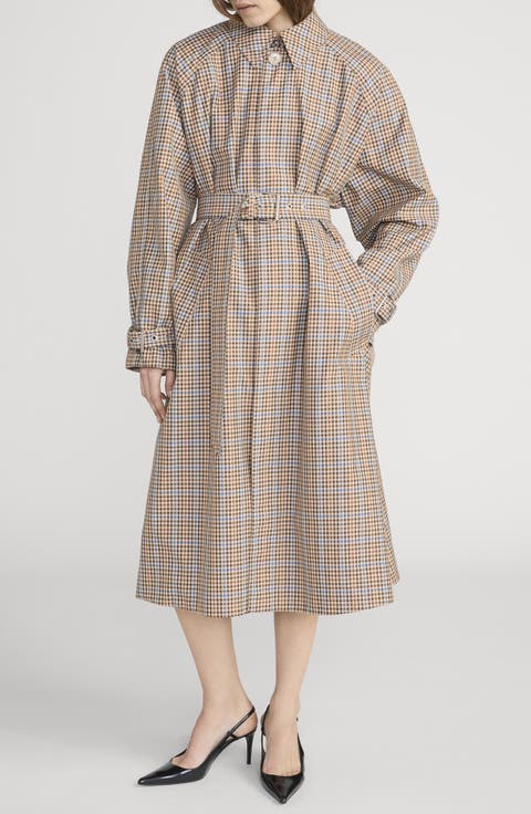 The Plaid Belted Coat
