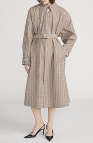 FRAME The Plaid Belted Coat