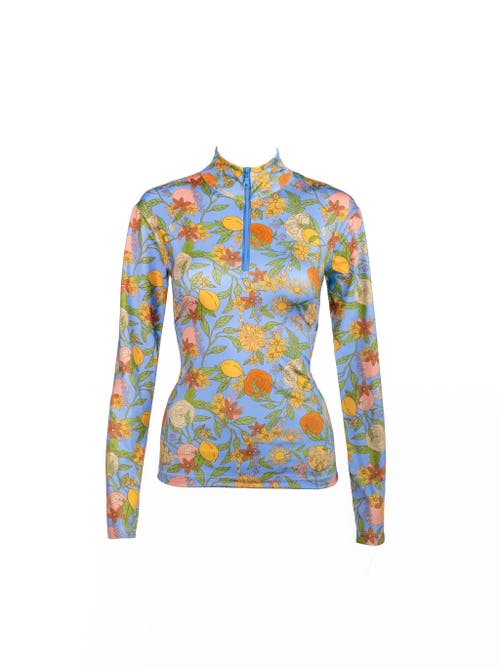 Kitty And Vibe Longsleeve Rashguard In Aurelia