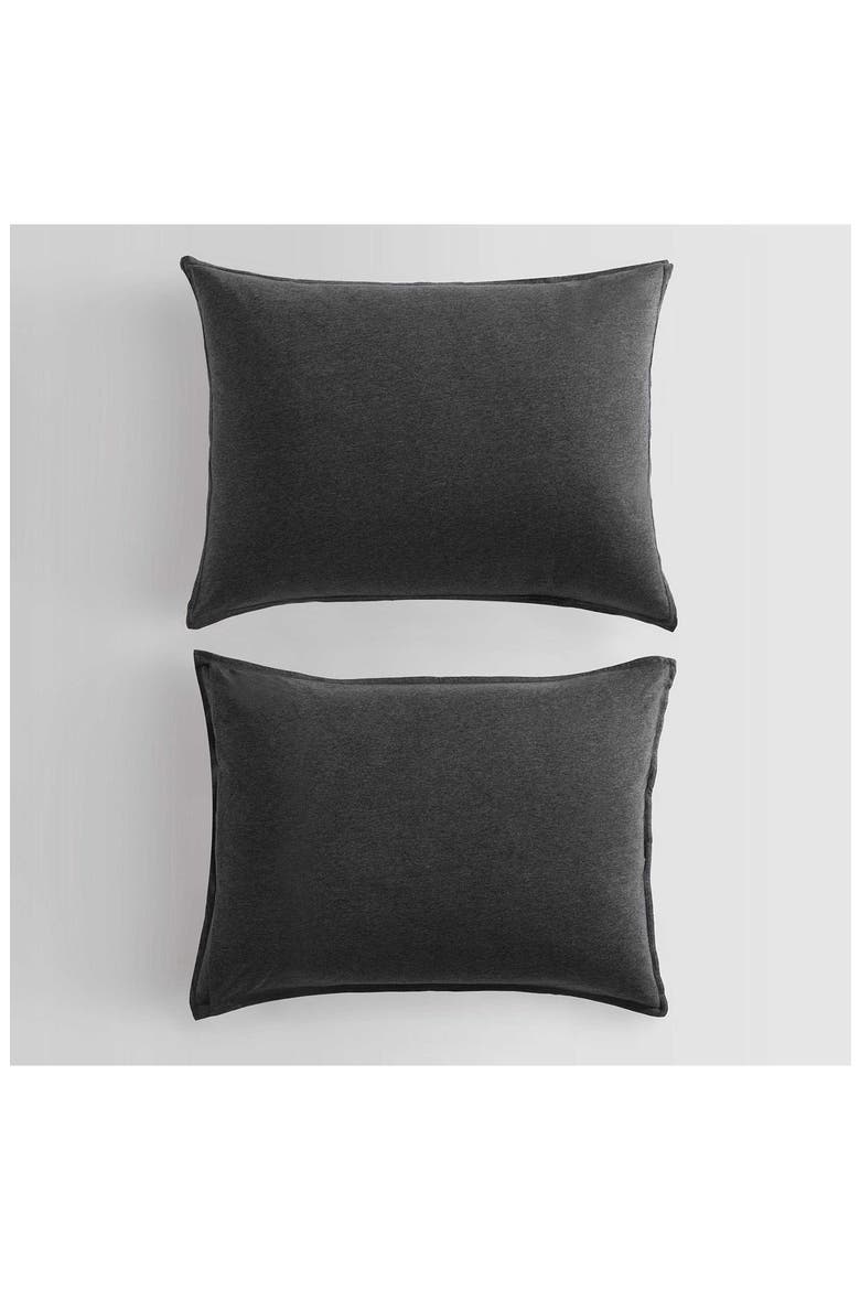 Modern Cotton Blend Comforter & Sham Set, Alternate, color, DARK GREY