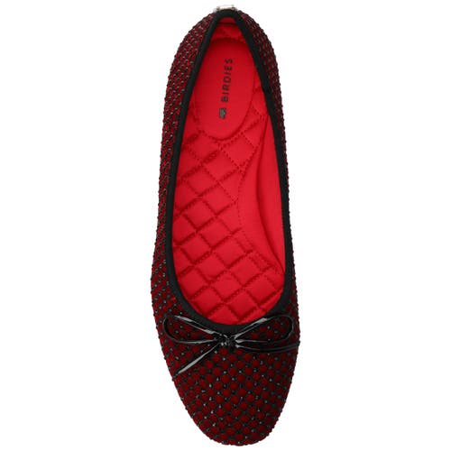 Birdies The Songbird Flat Velvet Crystal
