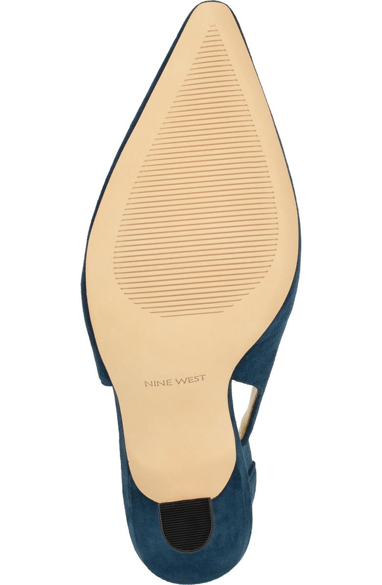 Nine West Veroni Slingback Pointed Toe Pump, Alternate, color, Dbl01