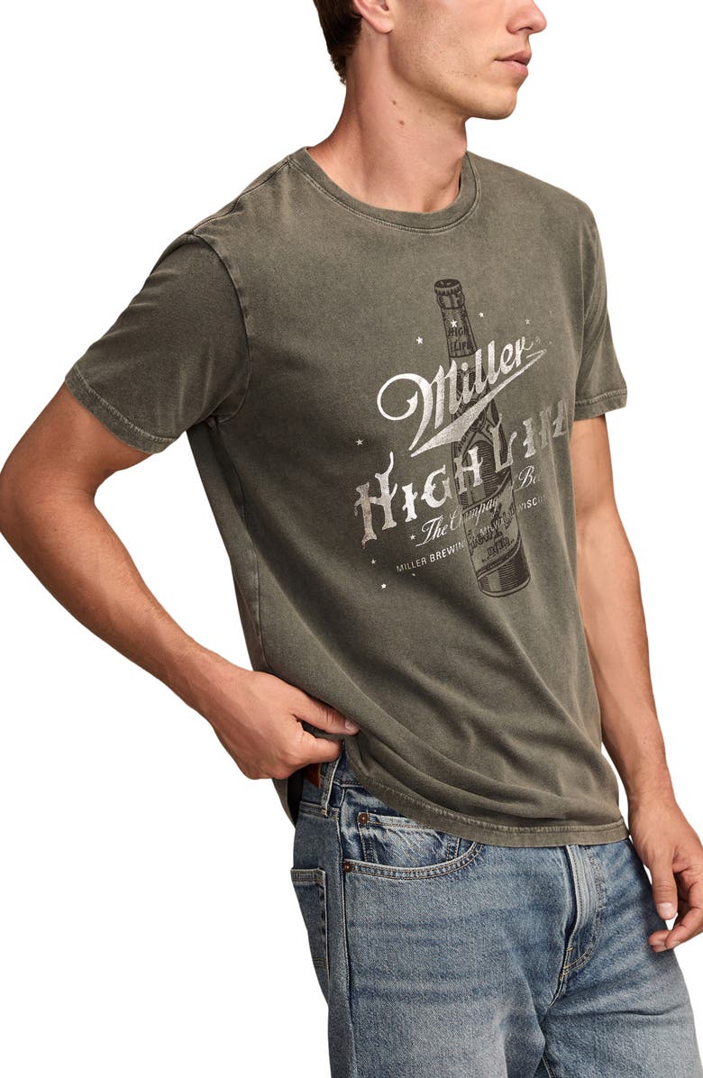 Lucky Brand Miller High Life Graphic T-Shirt, Alternate, color,