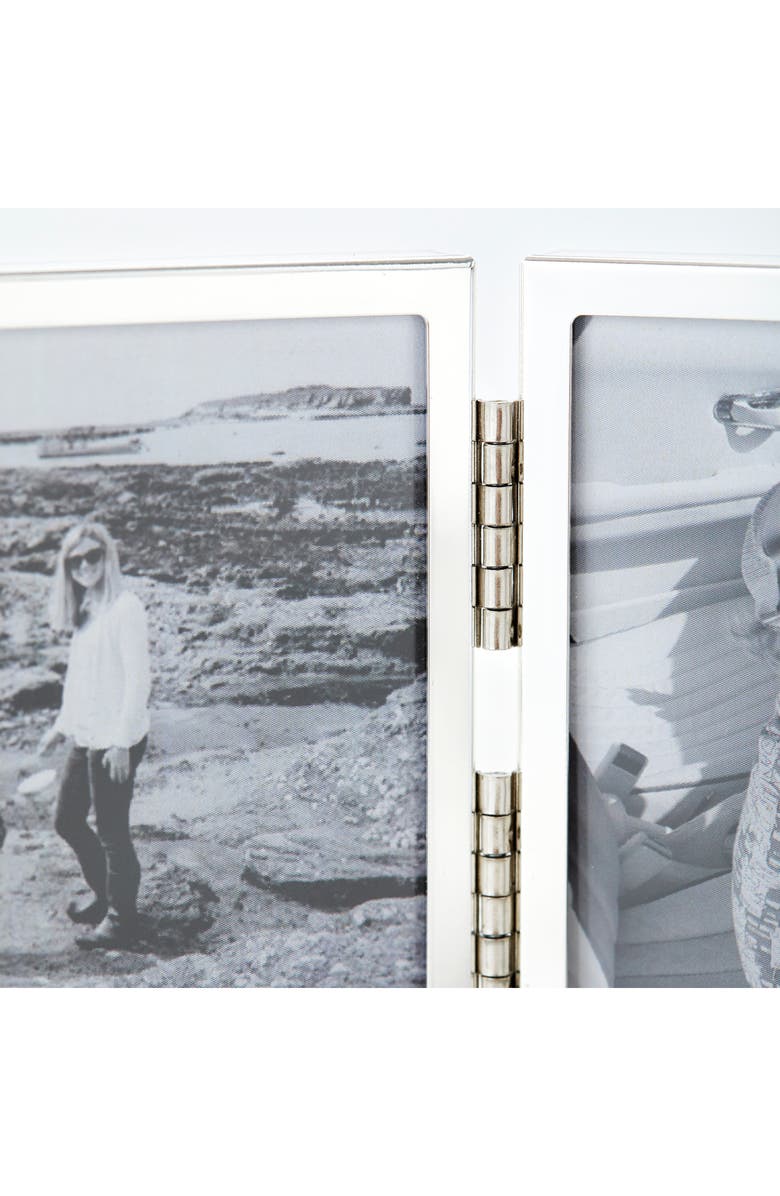 The White Company Fine Mini Hinged Three-Aperture Picture Frame, Alternate, color, 