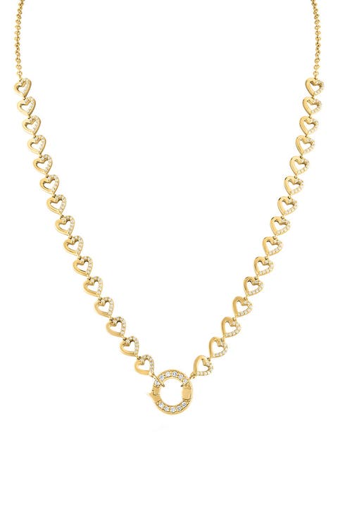 16" Closure Necklace in Pastel