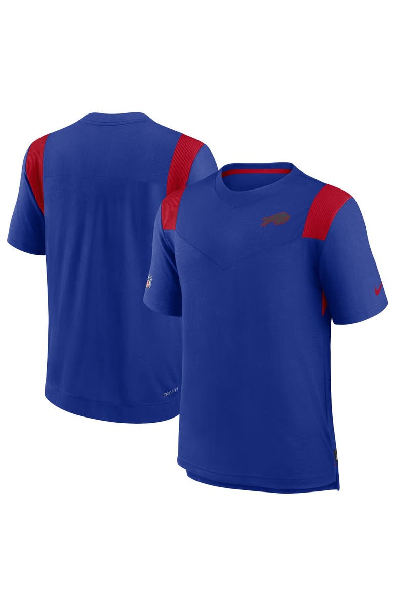 Nike Men's Nike Royal Buffalo Bills Sideline Tonal Logo Performance Player T-Shirt, Main, color, 