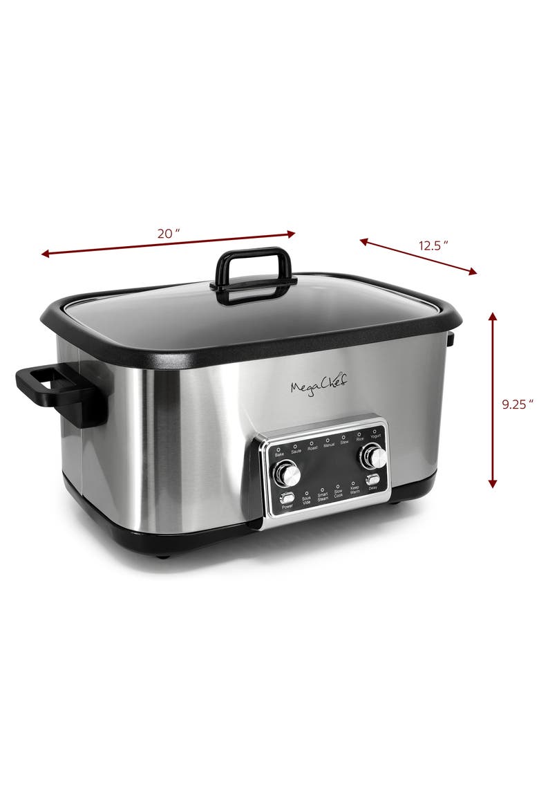 8 Quart 12-in-1 Deluxe Multi Cooker with Sous Vide, Alternate, color, Grey