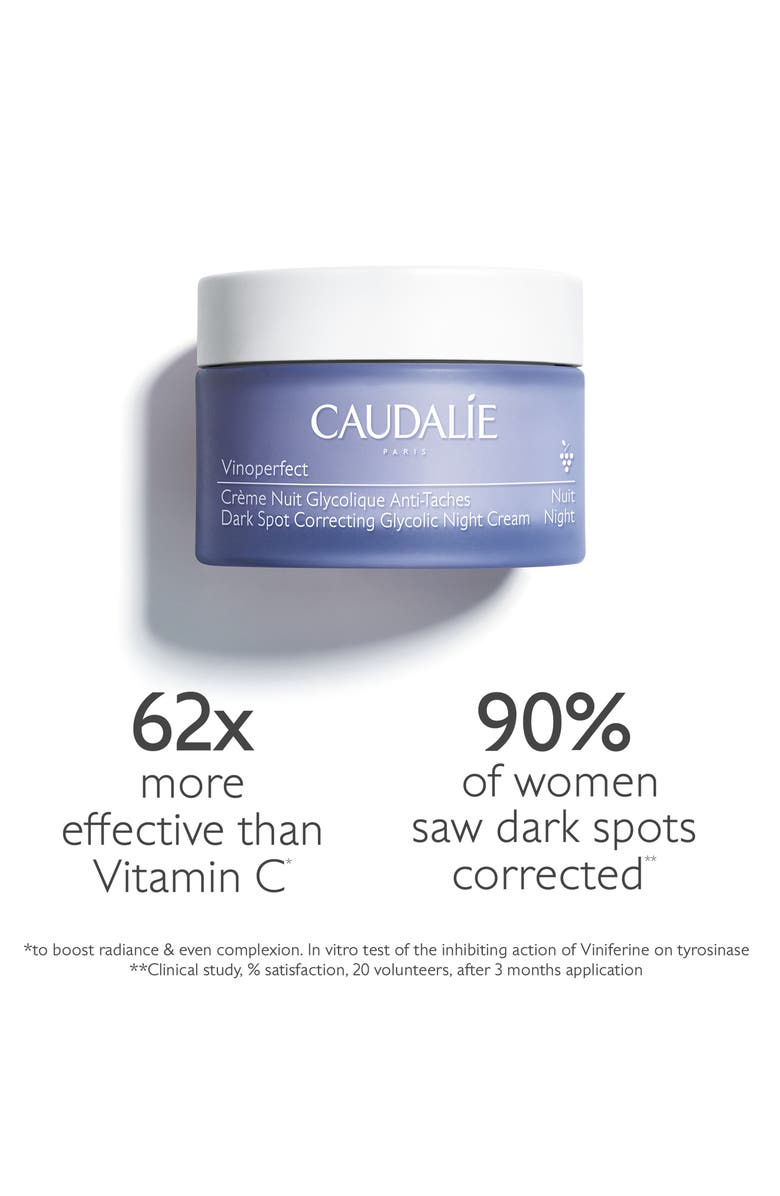CAUDALÍE Vinoperfect Dark Spot Correcting Glycolic Night Cream, Alternate, color,