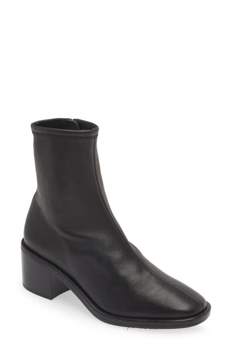 Loeffler randall white booties best sale