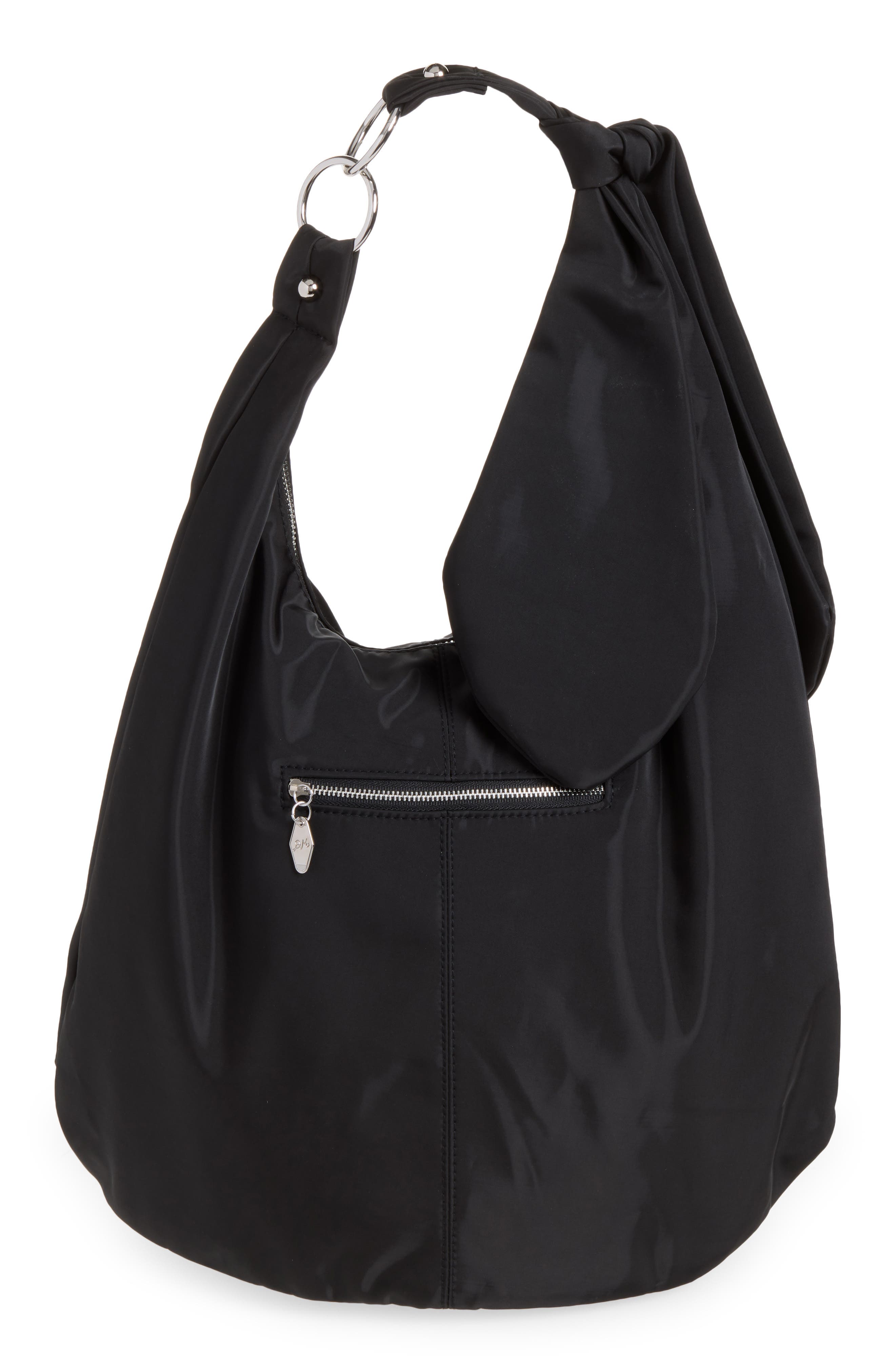 Gene Bow Hobo Bag, Alternate, color, BLACK