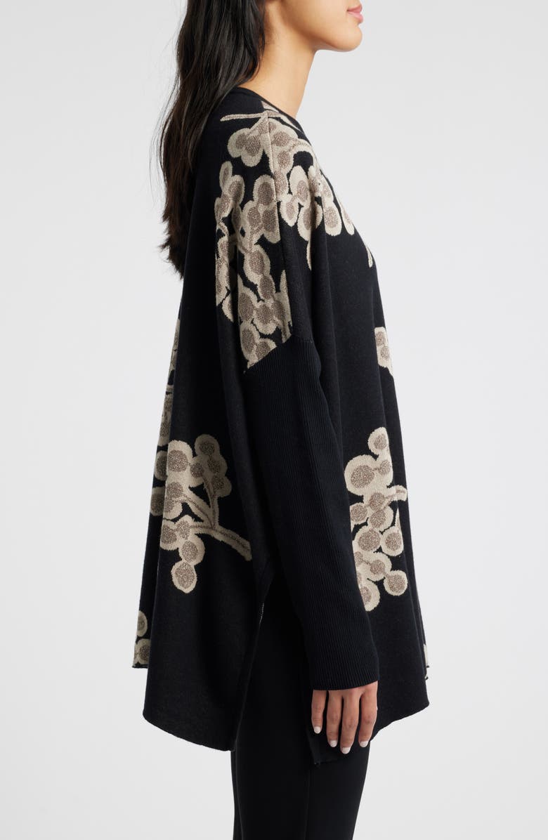 Masai Copenhagen Feluca Jacquard Cotton & Modal Tunic Sweater, Alternate, color, 