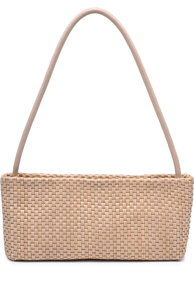 MODA LUXE Straw Shoulder Bag, Alternate, color, Natural