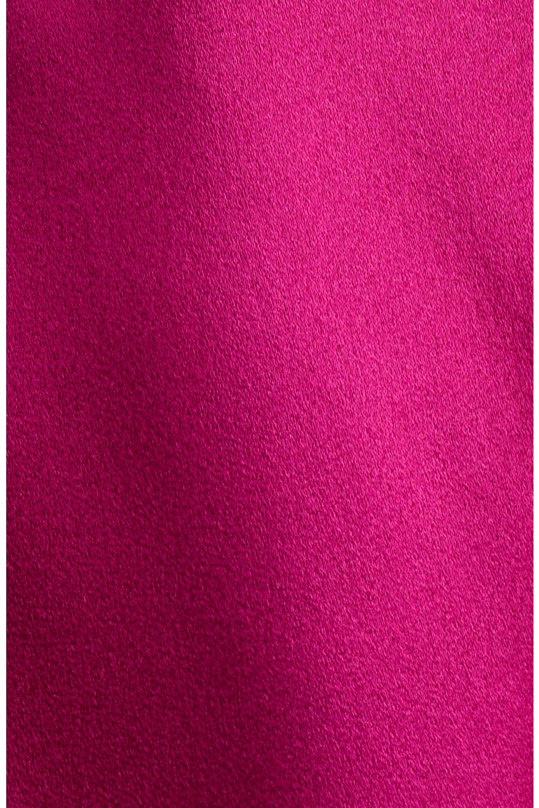Tie Back Satin Top, Alternate, color, DARK RASPBERRY