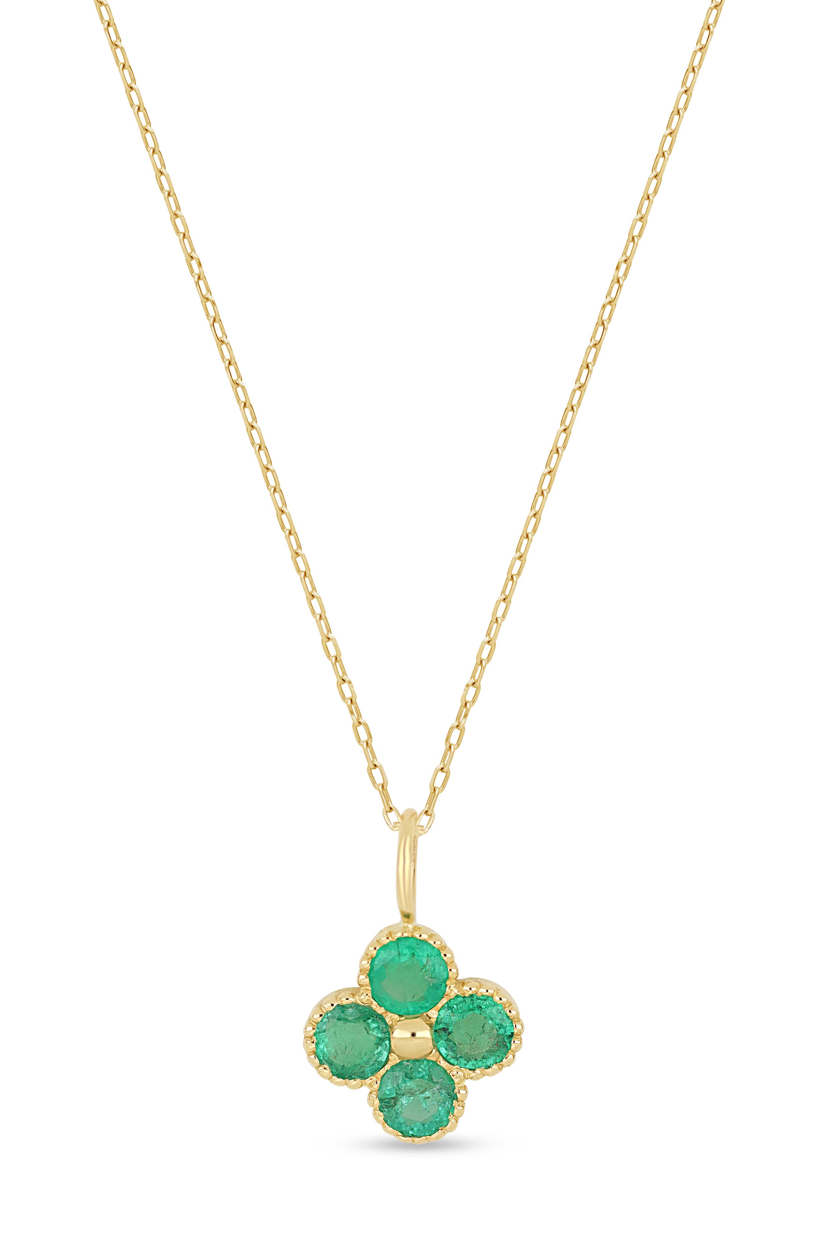 18K YELLOW GOLD /EMERALD