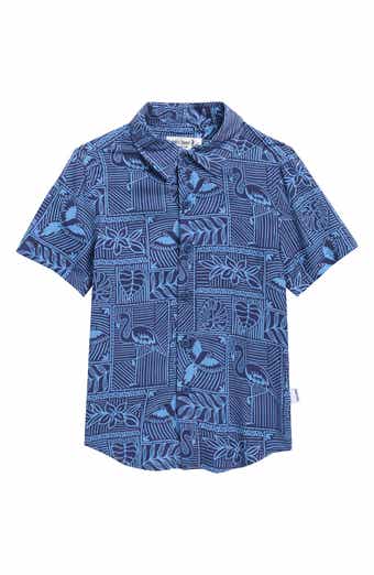 THE ENDLESS SUMMER Kids' Short Sleeve Button-Up Shirt