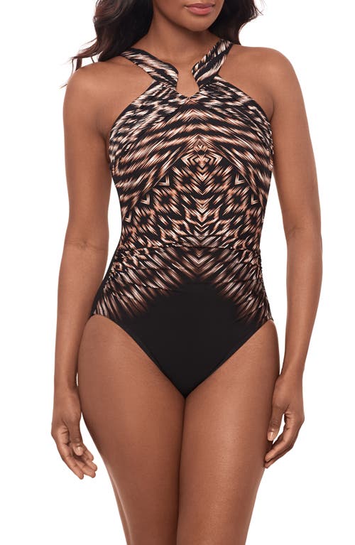 Miraclesuit® Topkapi Aphrodite One-Piece Swimsuit in Black/Multi 