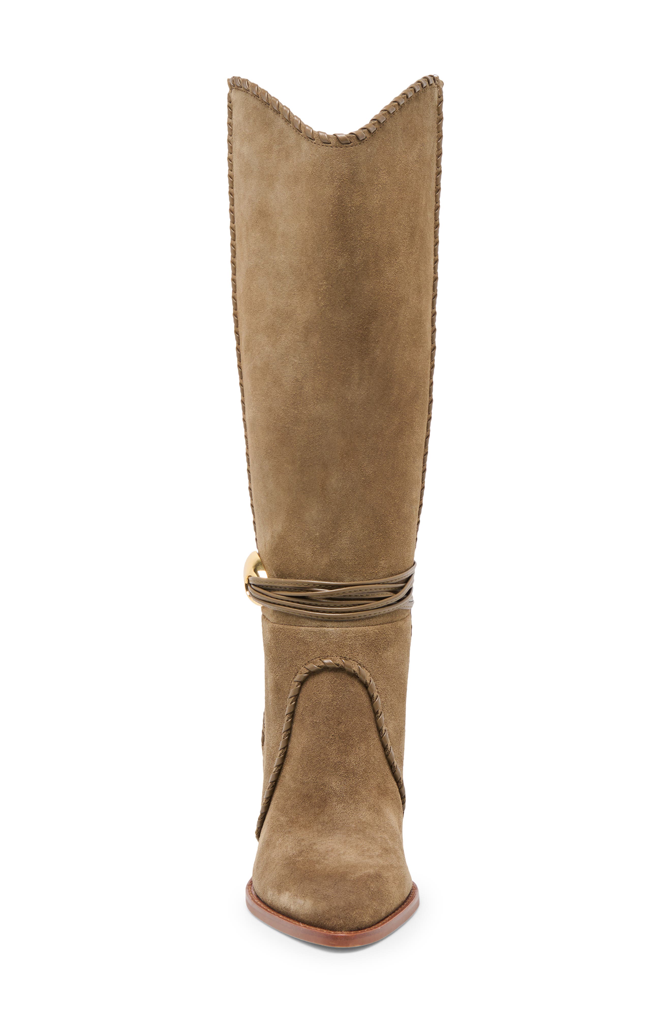 Jody Knee High Boot, Alternate, color, OLIVE SUEDE