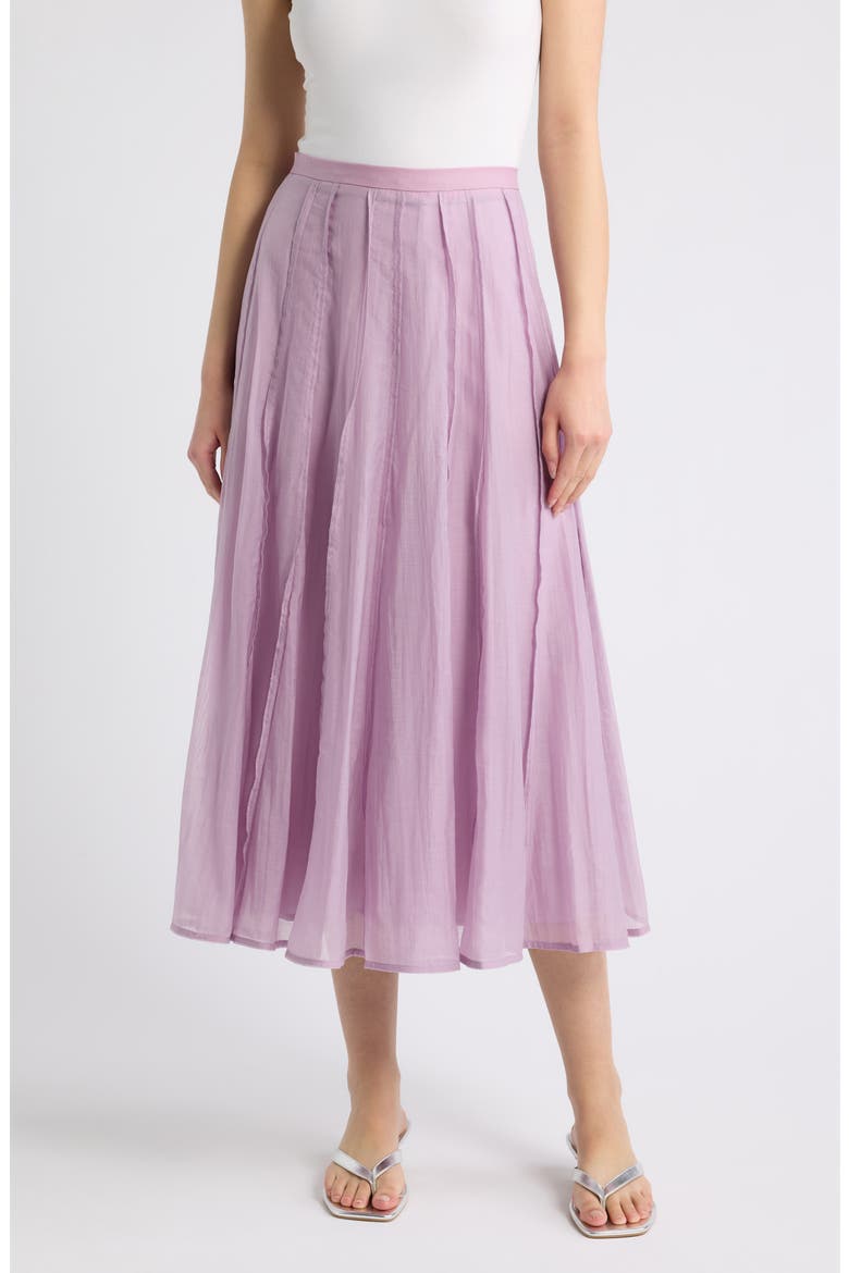 Journey Flared Maxi Skirt, Main, color, MAUVE