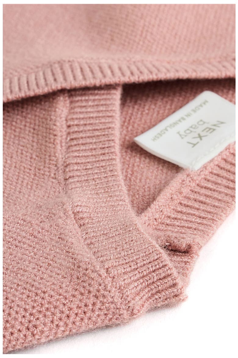 Bow Detail Knit Wrap Top & Pants Set, Alternate, color, PINK