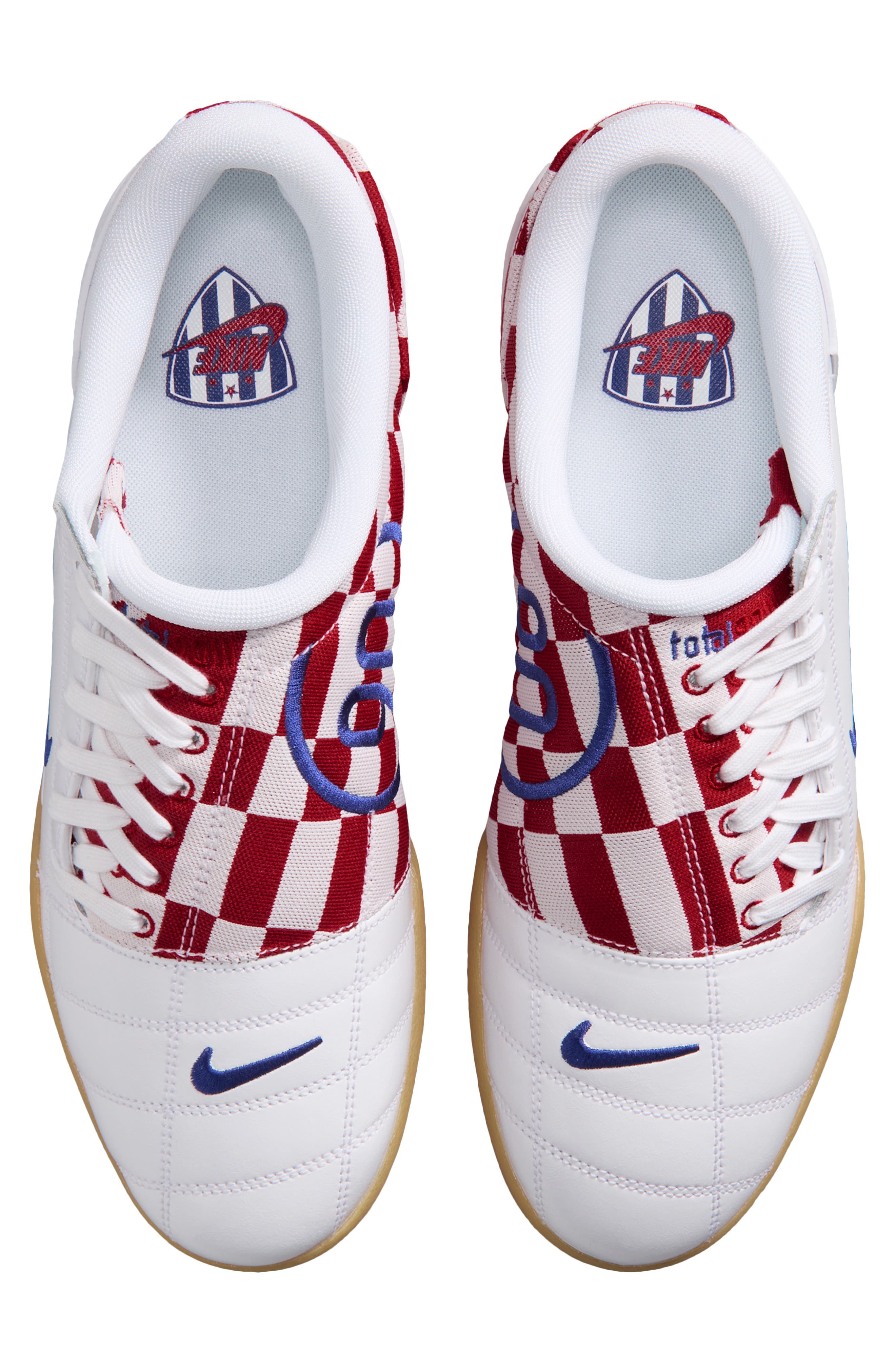 Total 90 Soccer Sneaker, Alternate, color, WHITE/RED/YELLOW/ROYAL BLUE