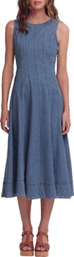 Boden Annet Denim Midi Dress