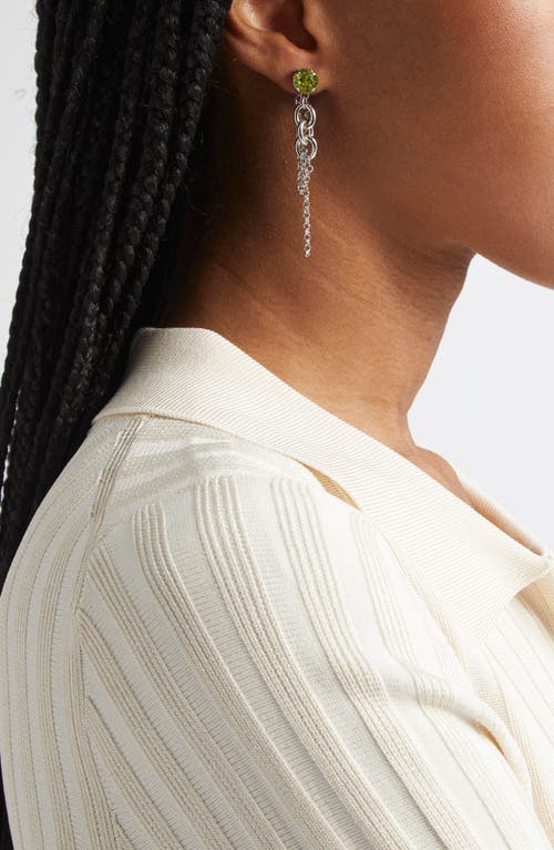 Justine Clenquet Lucy Mismatched Linear Drop Earrings