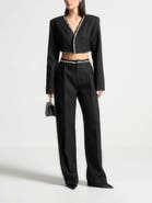 Manière De Voir Embellished Cropped Blazer