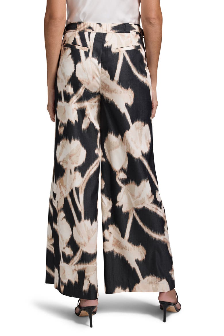 Midnight Florals Wide Leg Pants, Alternate, color, BLACK MULTI