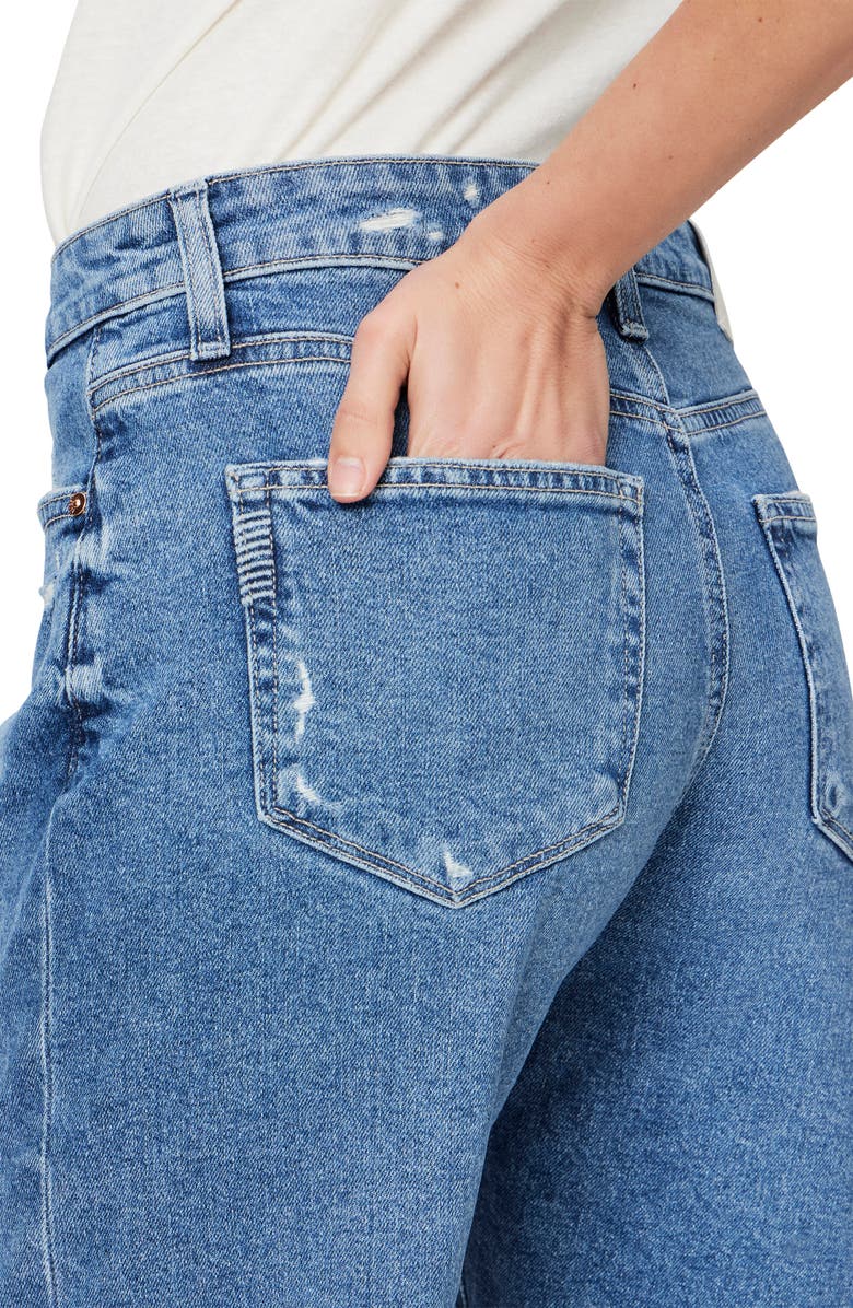 PAIGE Sammy Raw Hem Denim Shorts, Alternate, color,