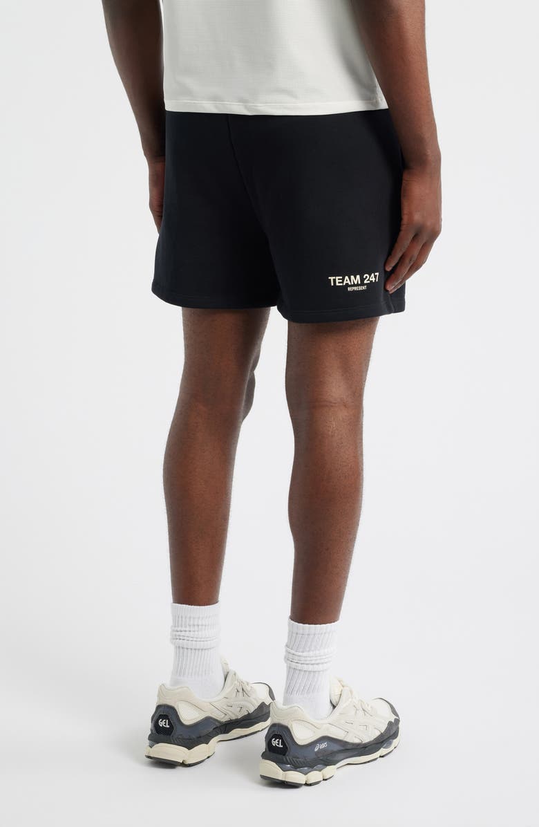Represent Team 247 Jersey Athletic Shorts, Alternate, color, Jet Black