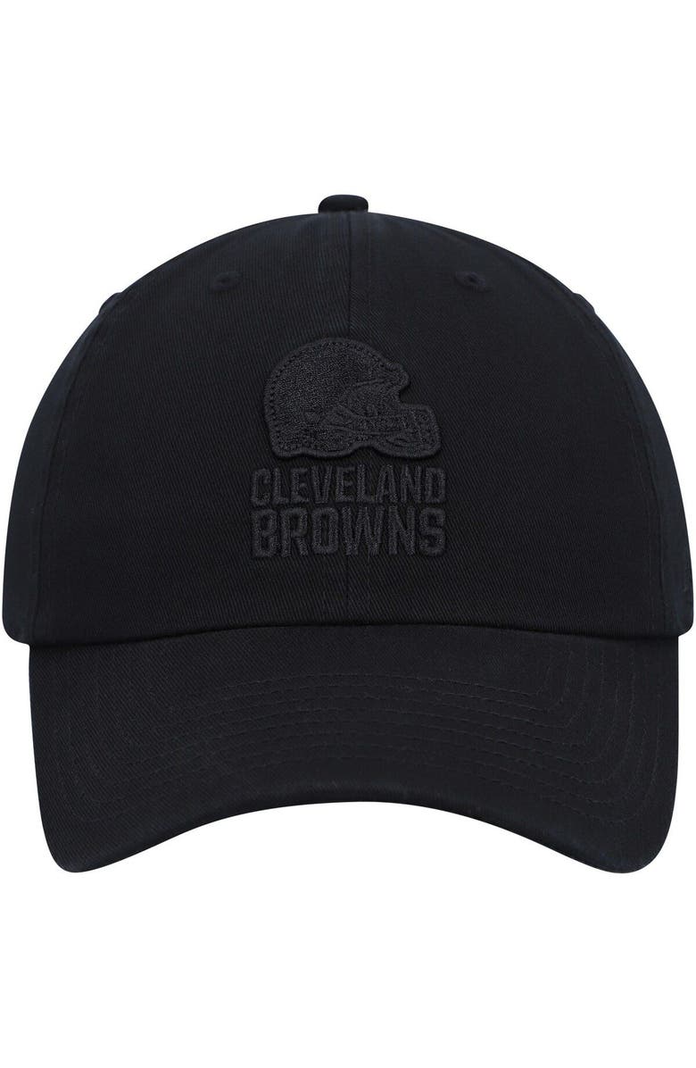 '47 Men's '47 Black Cleveland Browns Clean Up Tonal Adjustable Hat, Alternate, color, 