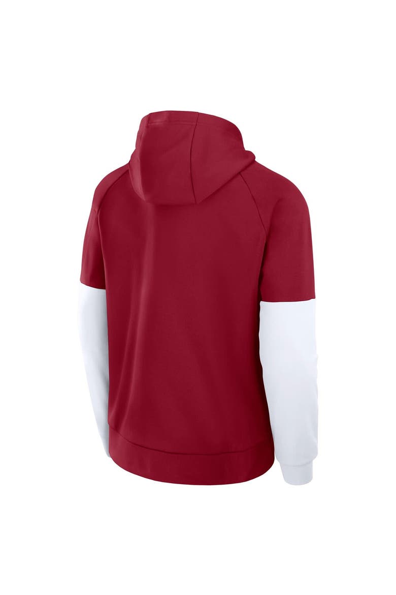 Men's Nike Crimson Alabama Crimson Tide Fitness Performance Pullover Hoodie, Alternate, color, Crimson