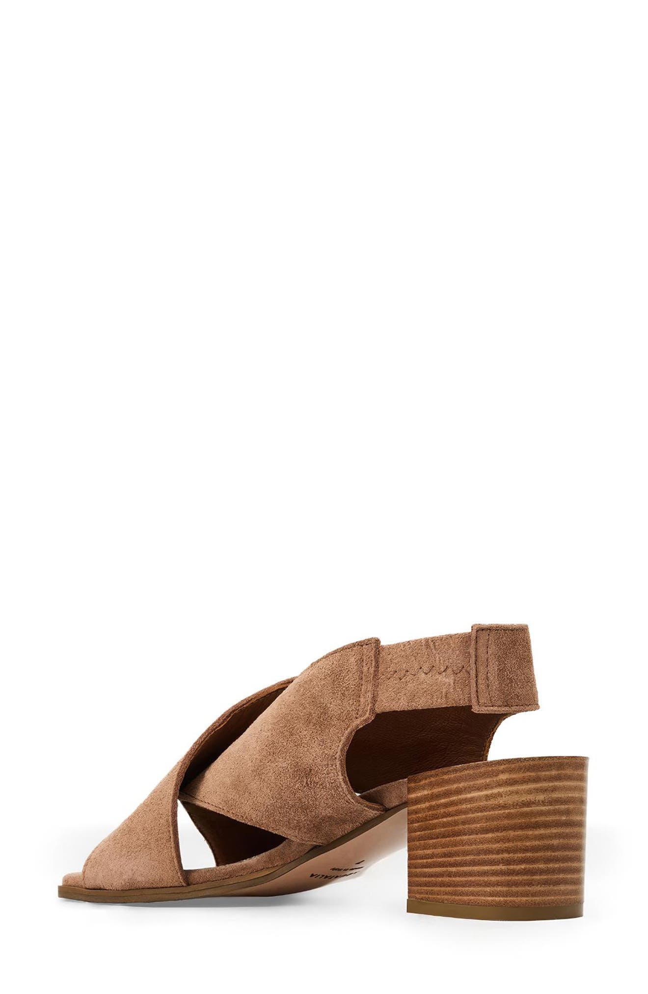 Dovera Weatherproof Sandal, Alternate, color, CLAY SUEDE