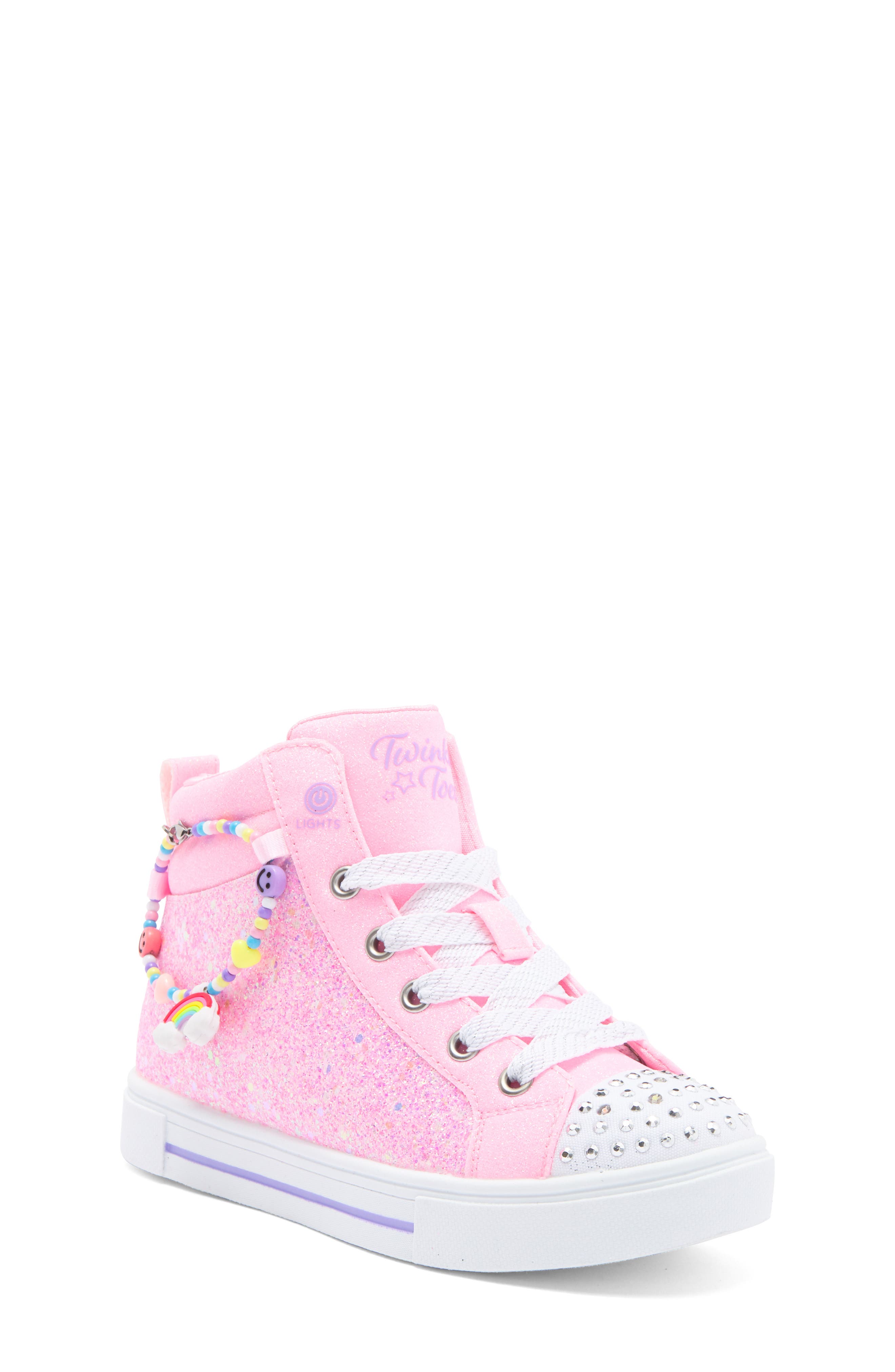 sketchers girls high tops