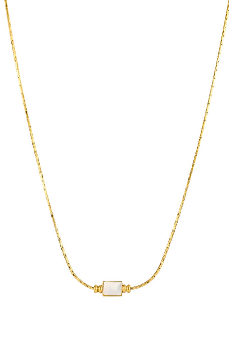 Lune Necklace, Main, color, Gold