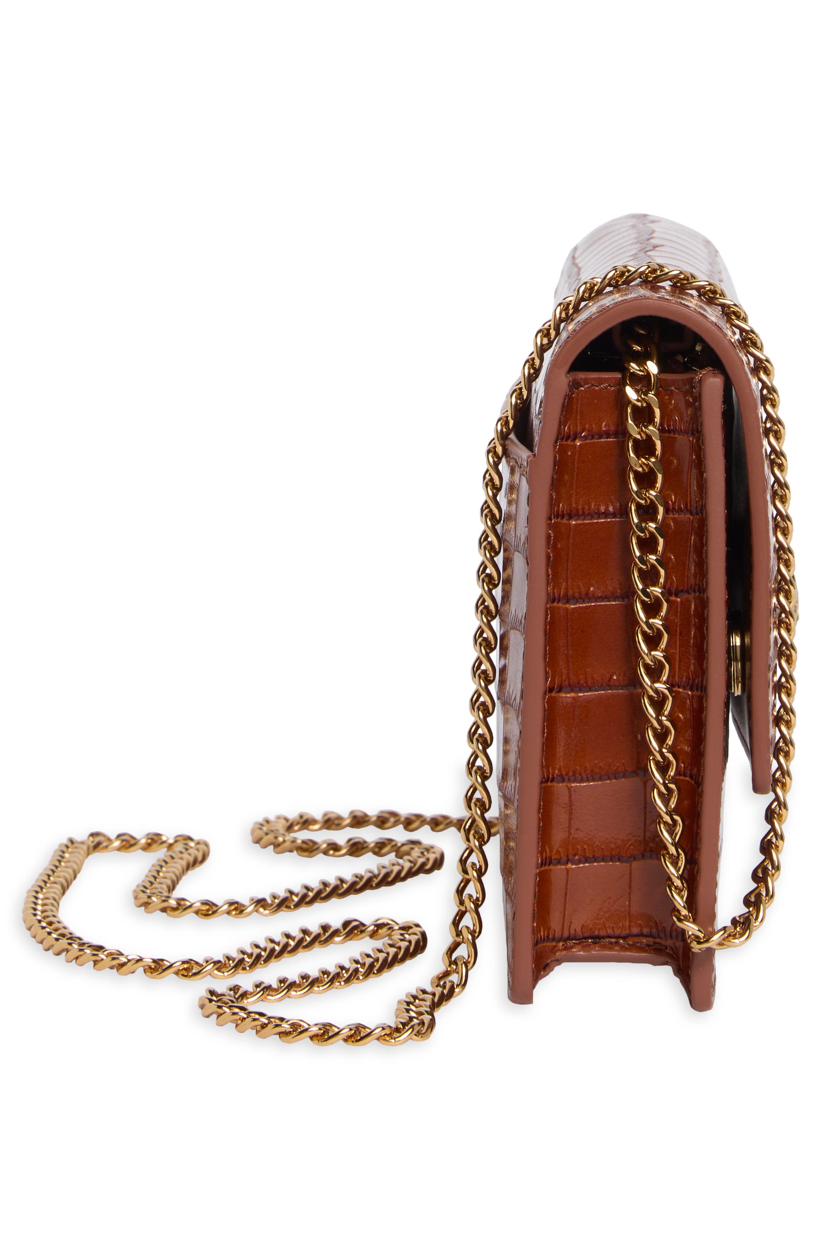 Kurt Geiger London Extra Mini Shoreditch Crossbody Bag, Alternate, color, Rust