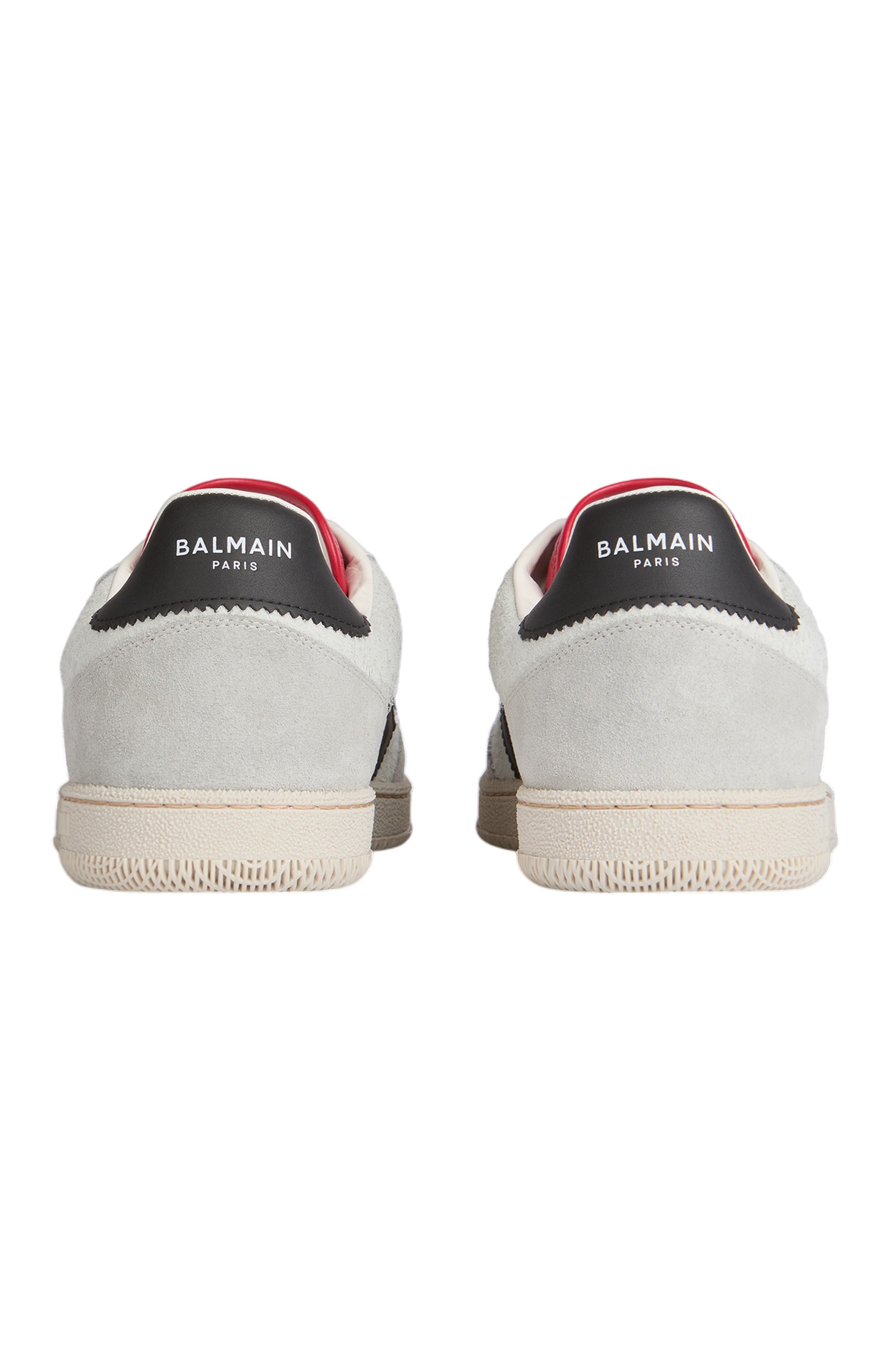 Swan Suede and Smooth Leather Trainers, Alternate, color, multicolor