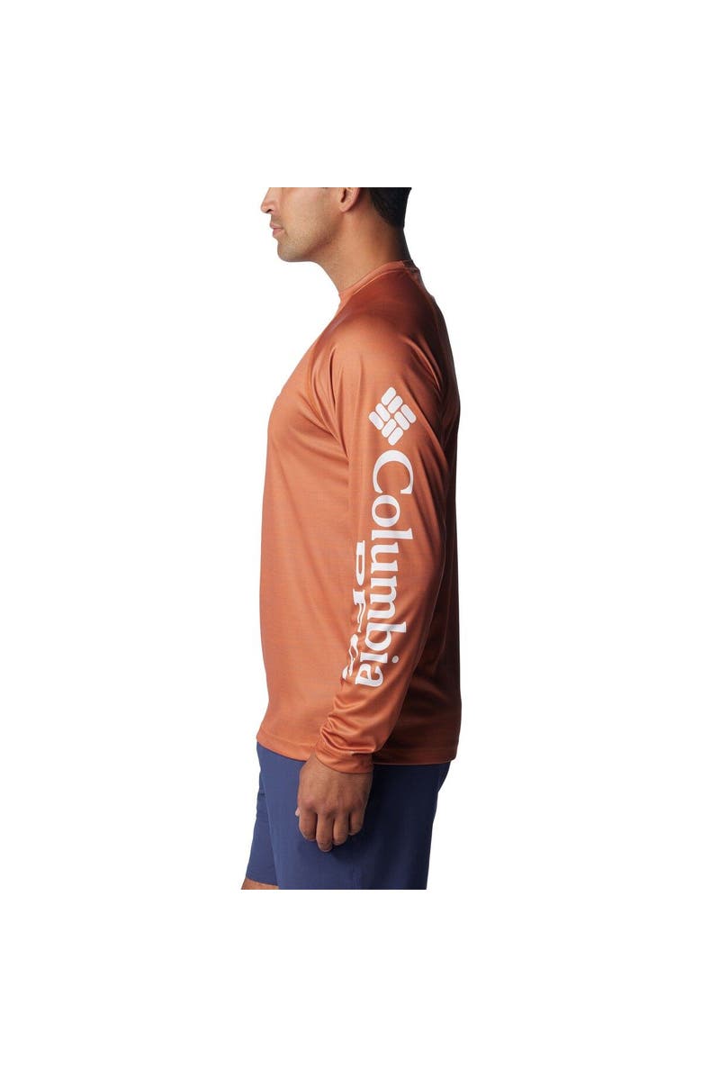 Columbia Men's Columbia Orange Texas Longhorns Big & Tall Terminal Tackle Raglan Omni-Shade Long Sleeve T-Shirt, Alternate, color,