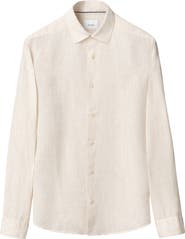 Eton Regular Fit Linen Dress Shirt
