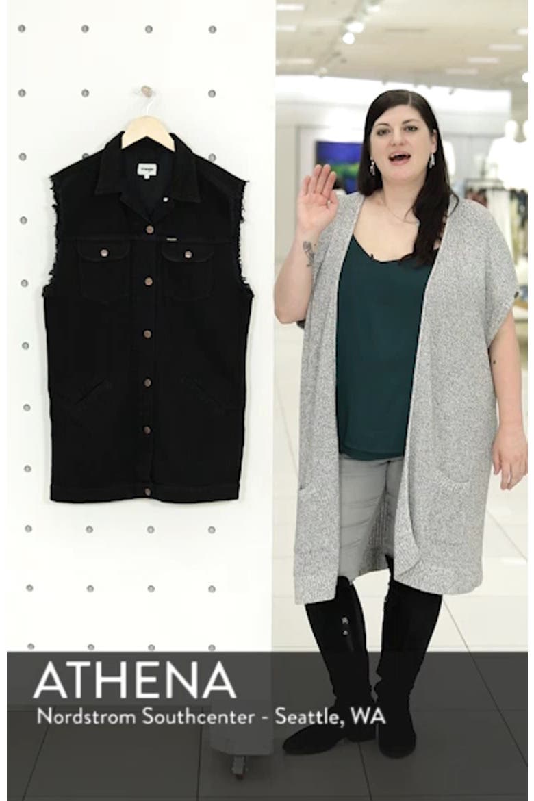 Longline Denim Vest video