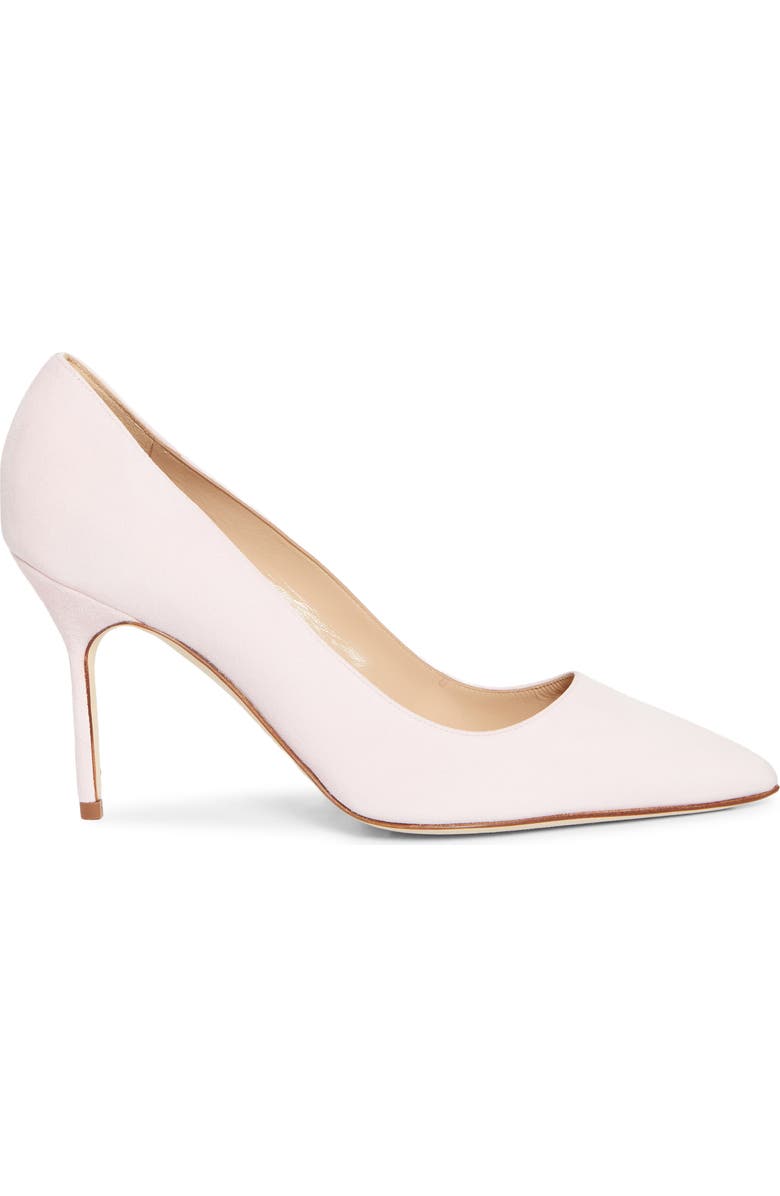 Manolo Blahnik BB Pointed Toe Pump, Alternate, color, Light Pink