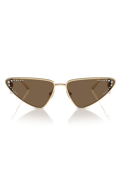 63mm Cat Eye Sunglasses